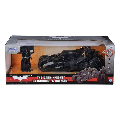 Jada Batman The Dark Knight mit Batmobilauto 1:24