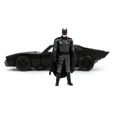 Jada Batman avec voiture Batmobile moulée sous pression 1:24