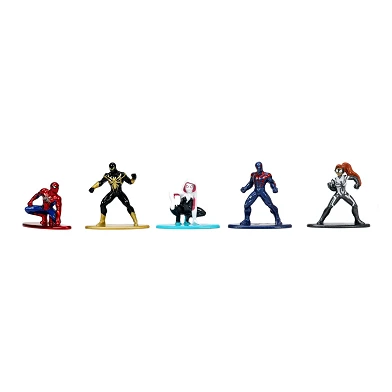 Jada Marvel Spiderman Wave 7 Set, 18st.