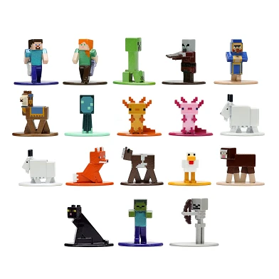 Jada Die-Cast Minecraft Multi Pack Nano Figurines - Vague 8