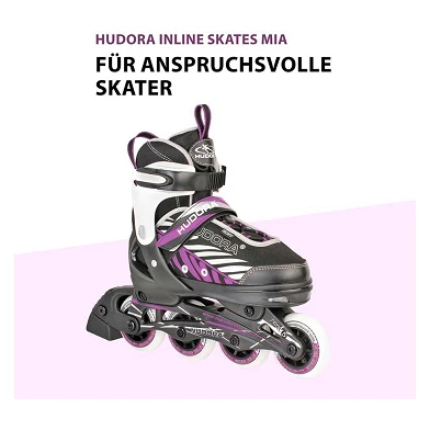 HUDORA Kids Inline Skates Mia Violet, taille 29-32