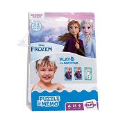 Frozen Play in der Badewanne - Puzzle und Memo