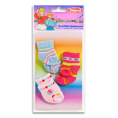 Chaussettes de poupée colorées - 3 paires, 28-35 cm