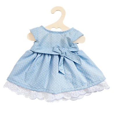 Robe de poupée - Bleu, 28-33 cm