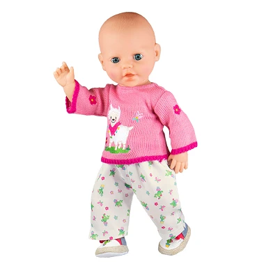 Pull pour poupée avec pantalon en alpaga, 28-35 cm