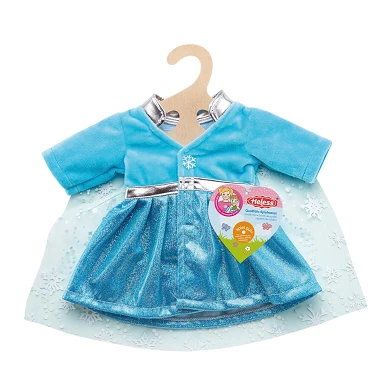 Robe de poupée Princesse des Glaces avec Cape, 28-35 cm