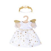 Puppenkleid Engel mit Sternen, 28-35 cm