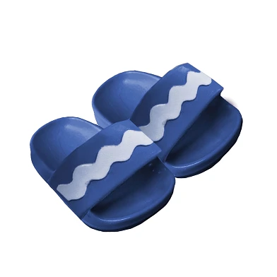 Chaussons de Bain pour Poupées Bleu, 38-45 cm