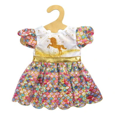 Robe de poupée Licorne Goldy, 28-35 cm