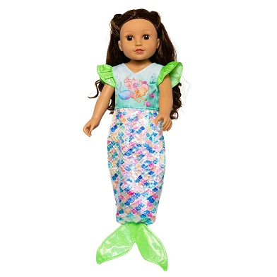 Robe sirène pour poupées Yara, 35-45 cm
