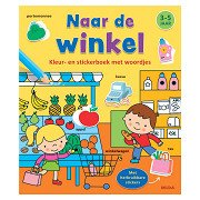 Kleur- en Stickerboek - Naar de Winkel