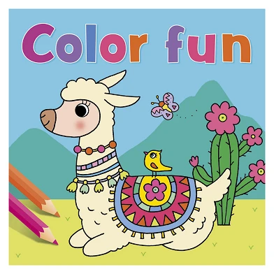 Color Fun Coloring Book Lama