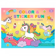 Color & Sticker Fun Magische Eenhoorns