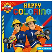 Malbuch „Feuerwehrmann Sam Happy Coloring“.