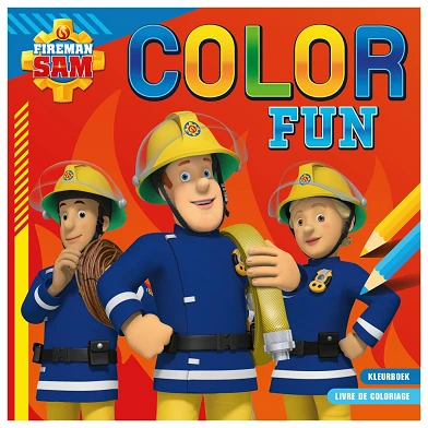 Livre de coloriage Sam le pompier