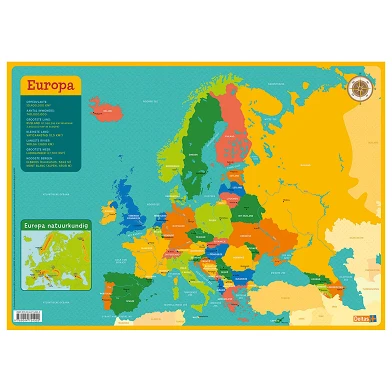 Dessous de verre pédagogique - Carte Europe