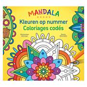 Kleuren op Nummer Mandala
