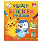 Pokemon Sticker Parade Kleur- en Stickerboek