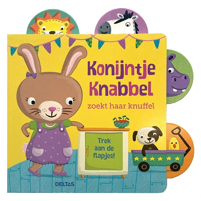 Konijntje Knabbel Zoekt Haar Knuffel Kartonboek