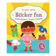 Super Girls Sticker Fun - Livre d'autocollants pour poupées habillées