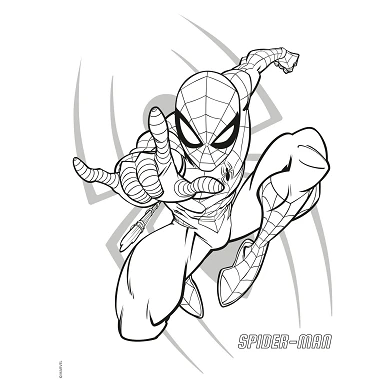 Marvel Spider-Man Farbblock