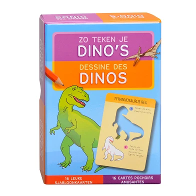 Zo teken je Dino's