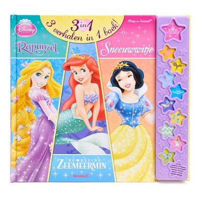 Disney Prinses Geluidenboek - 3 Verhalen in 1 Boek