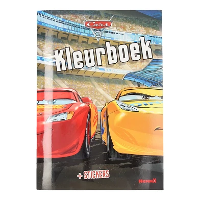 Malbuch „Cars 3“ mit Aufklebern