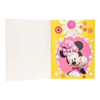 Autocollant Minnie Mouse et livre de coloriage