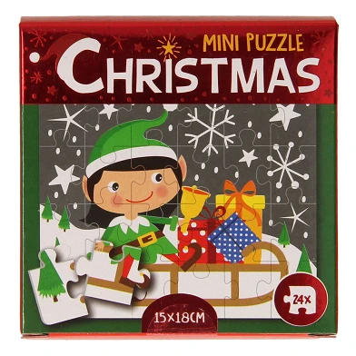 Mini Puzzel Kerst, 24st.