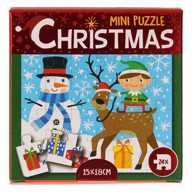 Minipuzzle Weihnachten, 24tlg.