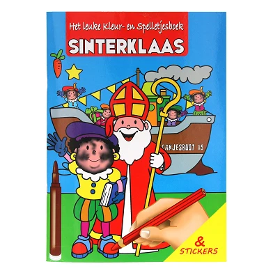Sint Kleur- en Spellenboek