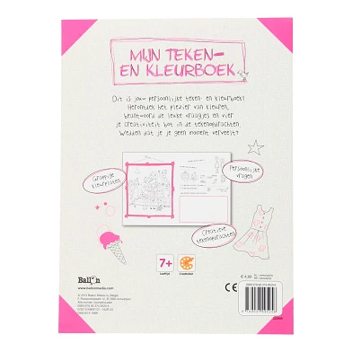 Mijn Teken- en Kleurboek voor Meisjes