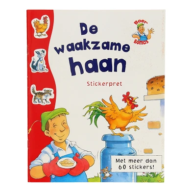 Stickerpret Boer Bomas - De Waakzame Haan