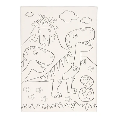 Canvas Schilderset - Dino