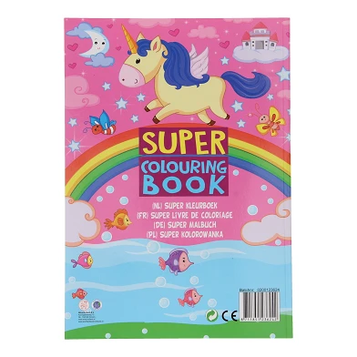 Super Kleurboek  - Eenhoorn en Zeemeermin