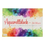 Aquarellblock A4, 24 Blatt