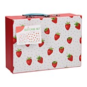 Kinderkoffer Set 2in1 - Strawberry, 2dlg.
