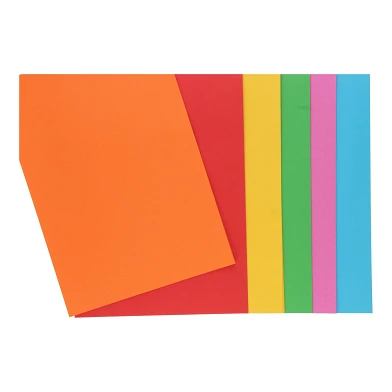 Farbiges Bastelpapier A4, 48 Blatt