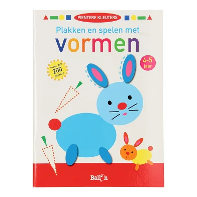 Stickerboek Plakken & Spelen met Vormen (4-5 jaar)