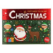 Farbige Weihnachtskarten, 20St.