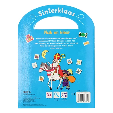 Sinterklaas Plak- en Kleurboek met Stickers