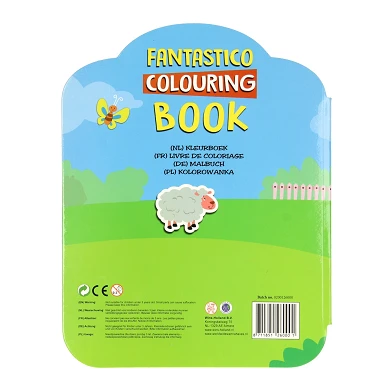Fantastico Kleur- en Stickerboek - Boerderij