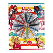 Super Color Malbuch Barbie mit Bleistiften