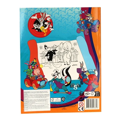Livre de coloriage Super Color Looney Tunes avec des crayons