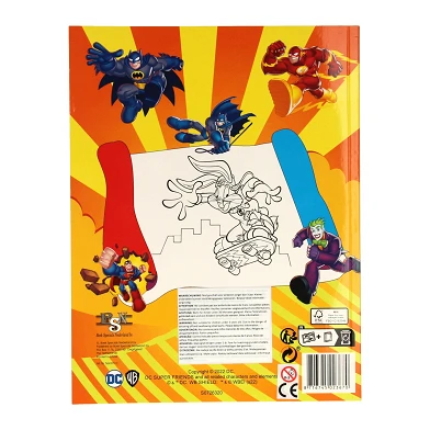 Super Color Kleurboek DC Super Friends met Potloden