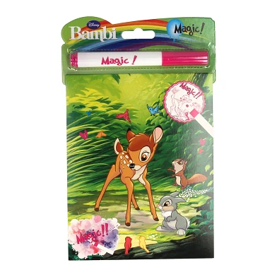 Livre de coloriage à l'encre magique de Walt Disney Bambi