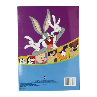 Warner Bros Livre de coloriage couleur Looney Tunes avec autocollants