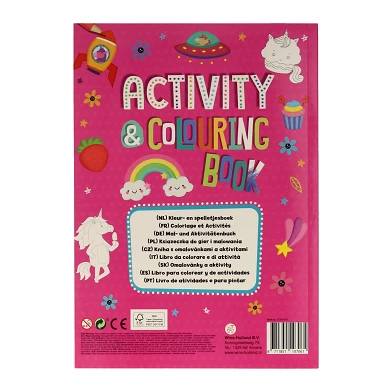 Livre de coloriage et d'activités - Licorne