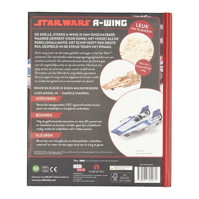 Star Wars A-Wing Deluxe Buch mit Holzbaumodell
